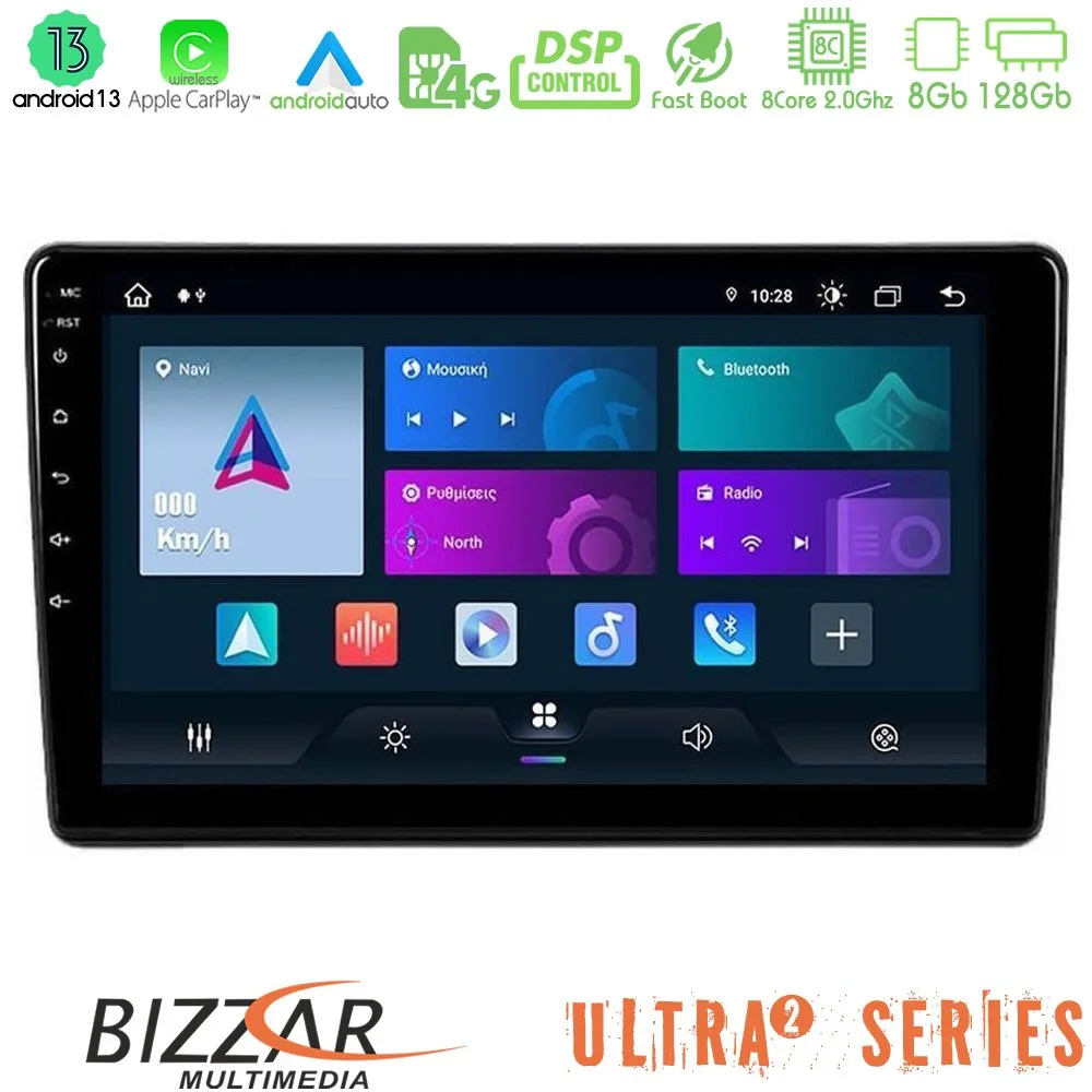 Φωτογραφία προϊόντος: Bizzar Ultra Series Alfa Romeo 159/Brera/Spider 8Core Android13 8+128GB Navigation Multimedia Tablet 9