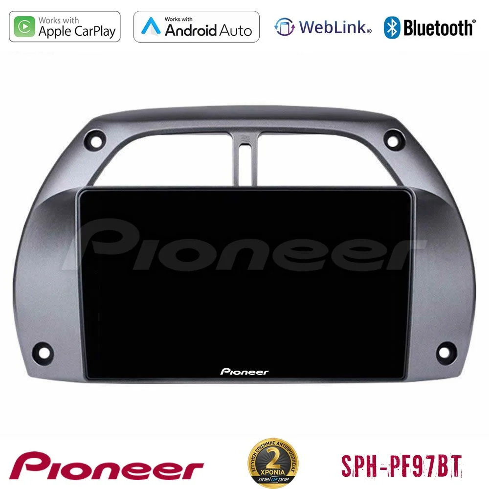 Φωτογραφία προϊόντος: Pioneer SPH-PF97BT Series Toyota RAV4 2001 - 2006 Multimedia Station 9 (Tablet Style) Με Carplay & Android Auto