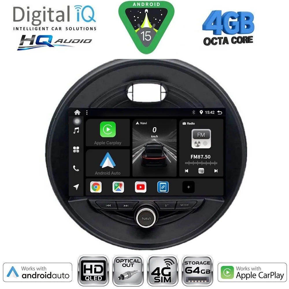 Φωτογραφία προϊόντος: DIGITAL IQ BXK 19066_CPAA (9inc) MULTIMEDIA TABLET for MINI COOPER (F55-56-F57) mod. 2015-2024 - CLUBMAN (F54) mod. 2015-2024 - ROADSTER (F59) mod. 2014- COUNTRYMAN (F60) mod. 2016