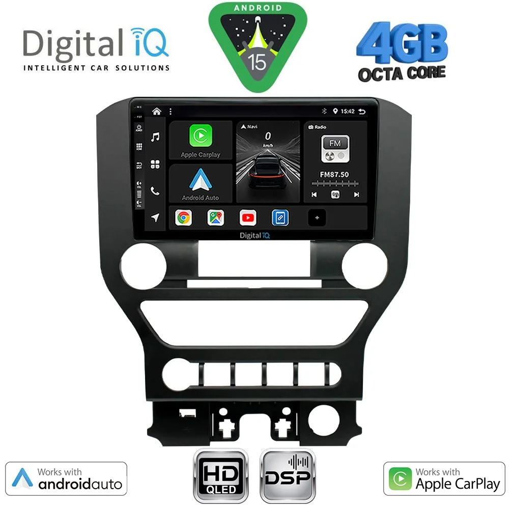 Φωτογραφία προϊόντος: DIGITAL IQ BXF 16166_CPAA 4BUT (9inc) MULTIMEDIA TABLET for FORD MUSTANG mod. 2015-2020