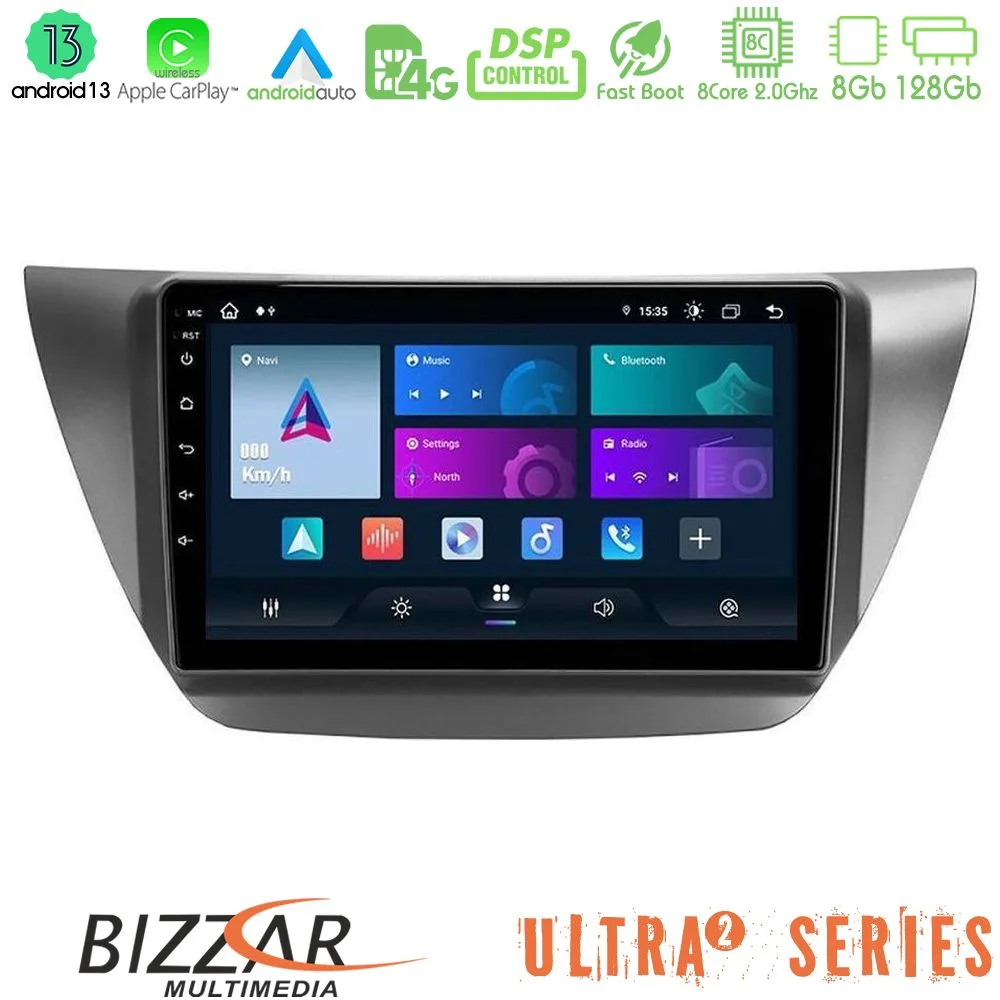 Φωτογραφία προϊόντος: Bizzar Ultra Series Mitsubishi Lancer 2004 – 2008 8core Android13 8+128GB Navigation Multimedia Tablet 9