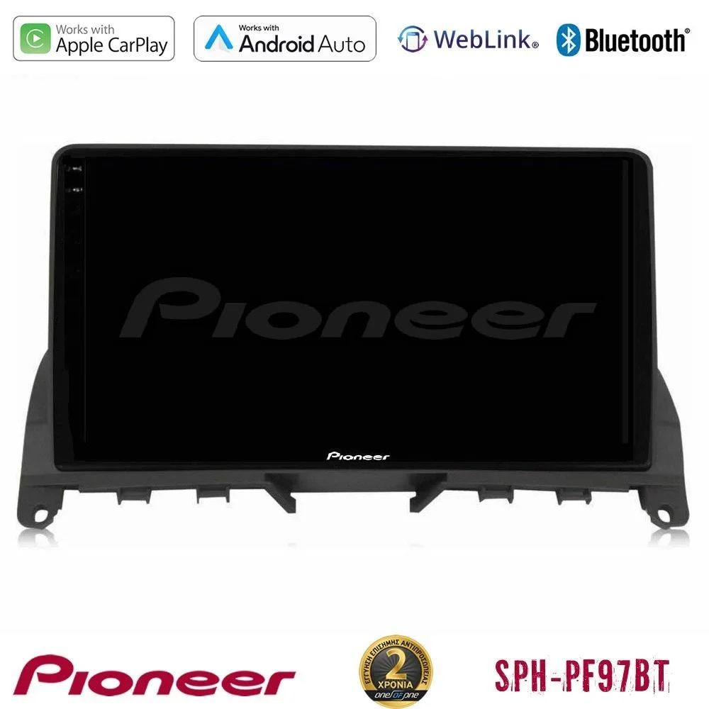 Φωτογραφία προϊόντος: Pioneer SPH-PF97BT Series Mercedes C-Class W204 2008-2011 Multimedia Station 9 (Tablet Style) Με Carplay & Android Auto