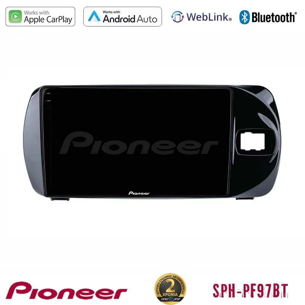 Φωτογραφία προϊόντος: Pioneer SPH-PF97BT Series Toyota Yaris (Vitz) 2015-2020 RHD Multimedia Station 9 (Tablet Style) Με Carplay & Android Auto