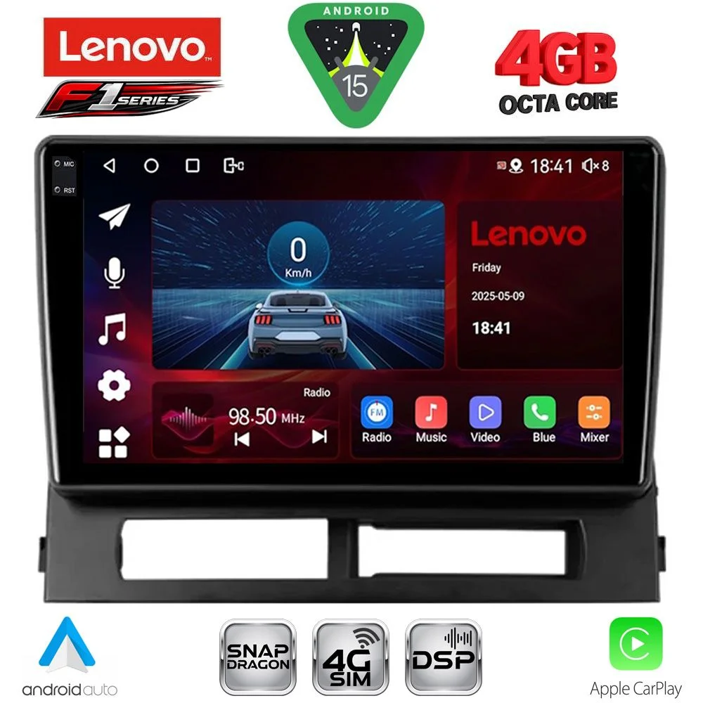 Φωτογραφία προϊόντος: LENOVO SSQ 9728DASH_CPA (9inc) MULTIMEDIA TABLET for TOYOTA PRIUS mod. 2003-2009 (Supports Original Clima-HYBRID)