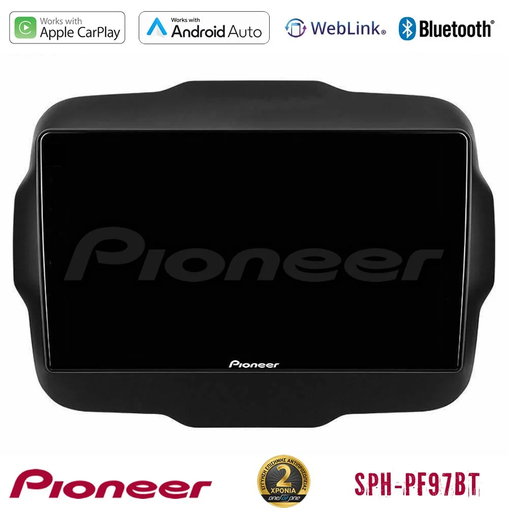 Φωτογραφία προϊόντος: Pioneer SPH-PF97BT Series Jeep Renegade 2015-2019 Multimedia Station 9 (Tablet Style) Με Carplay & Android Auto