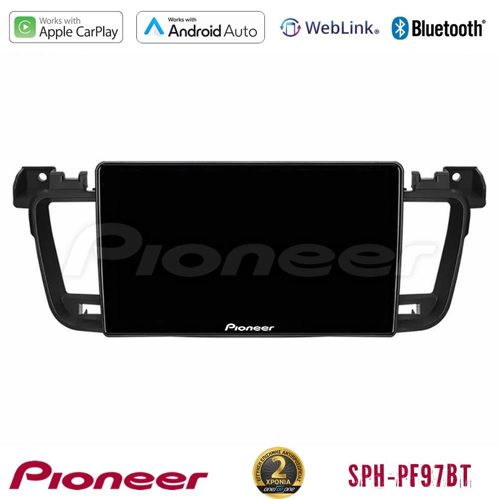 Φωτογραφία προϊόντος: Pioneer SPH-PF97BT Series Peugeot 508 2010-2018 Multimedia Station 9 (Tablet Style) Με Carplay & Android Auto