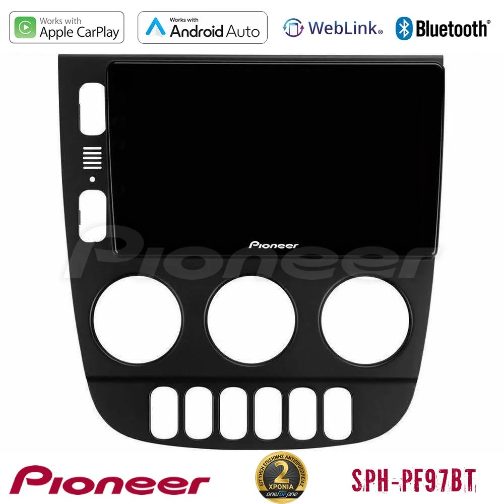 Φωτογραφία προϊόντος: Pioneer SPH-PF97BT Series Mercedes ML Class 1998-2005 Multimedia Station 9 (Tablet Style) Με Carplay & Android Auto