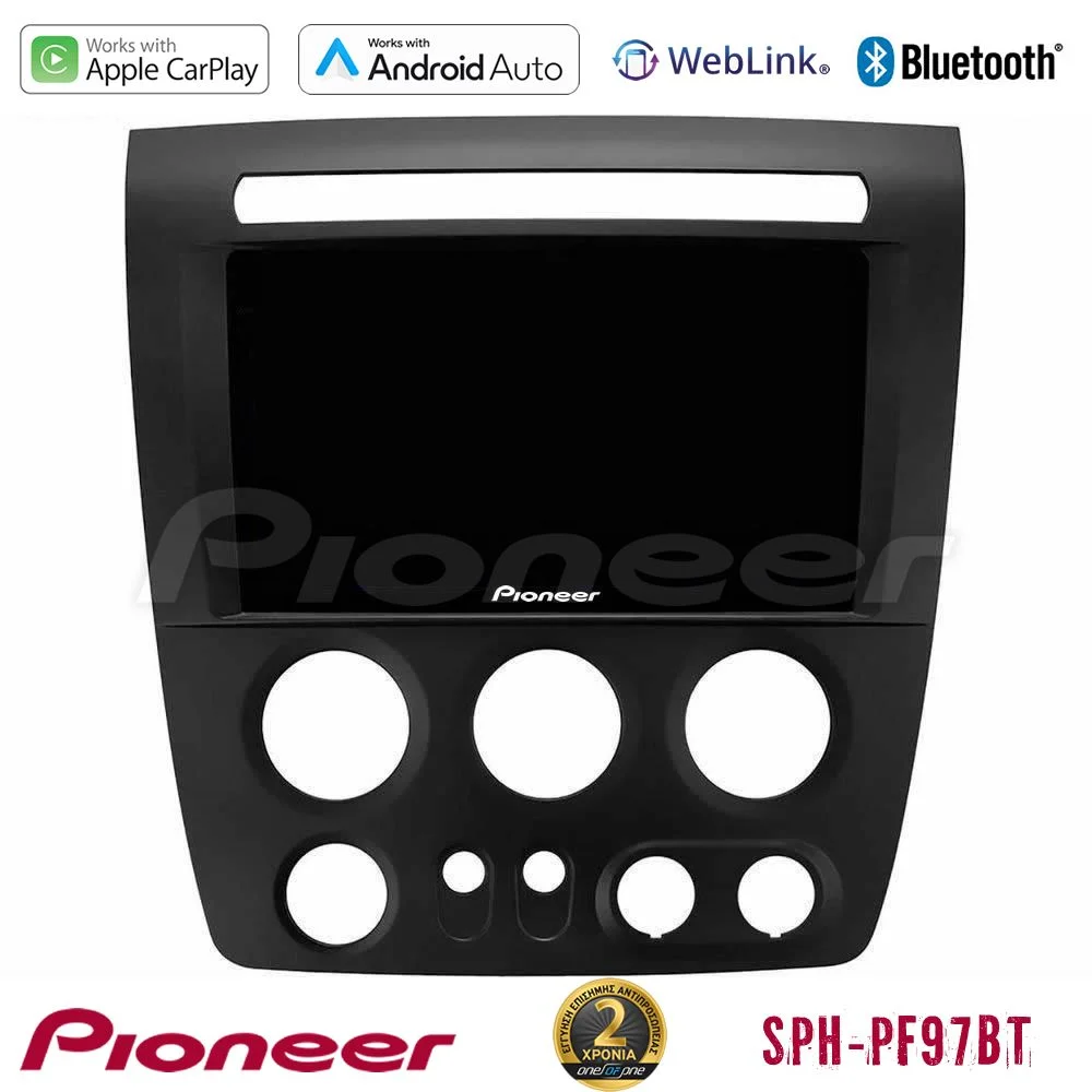 Φωτογραφία προϊόντος: Pioneer SPH-PF97BT Series Hummer H3 2005-2009 Multimedia Station 9 (Tablet Style) Με Carplay & Android Auto
