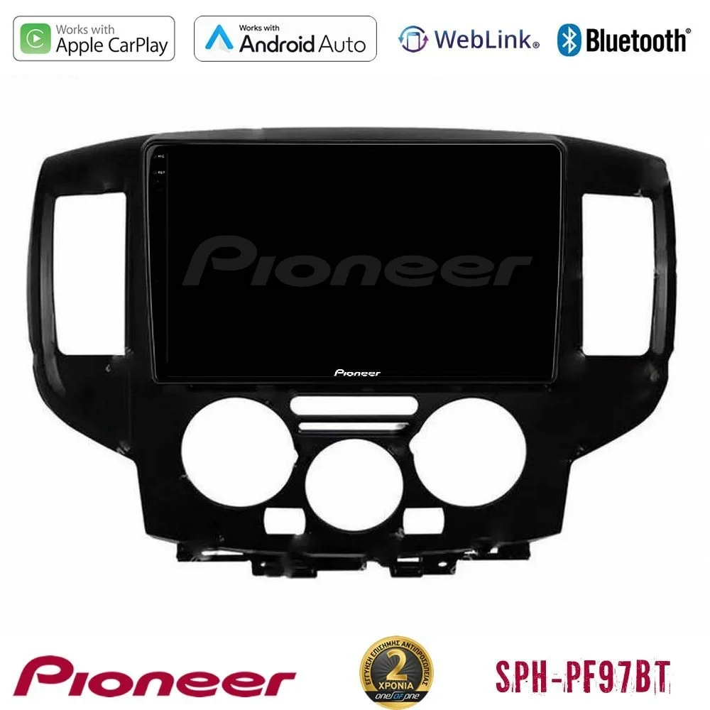 Φωτογραφία προϊόντος: Pioneer SPH-PF97BT Series Nissan NV200 2009 – 2019 Multimedia Station 9 (Tablet Style) Με Carplay & Android Auto (Μαύρο)
