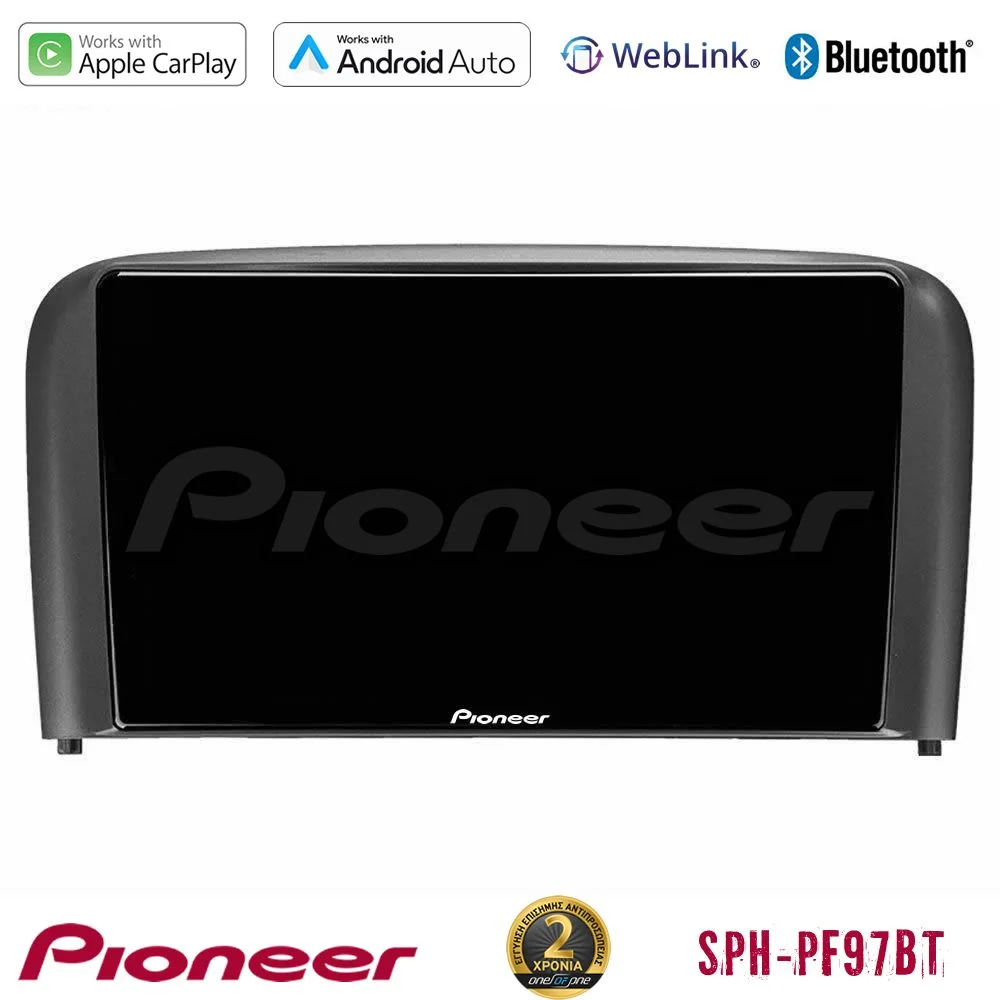 Φωτογραφία προϊόντος: Pioneer SPH-PF97BT Series Volvo S80 1998-2006 Multimedia Station 9 (Tablet Style) Με Carplay & Android Auto