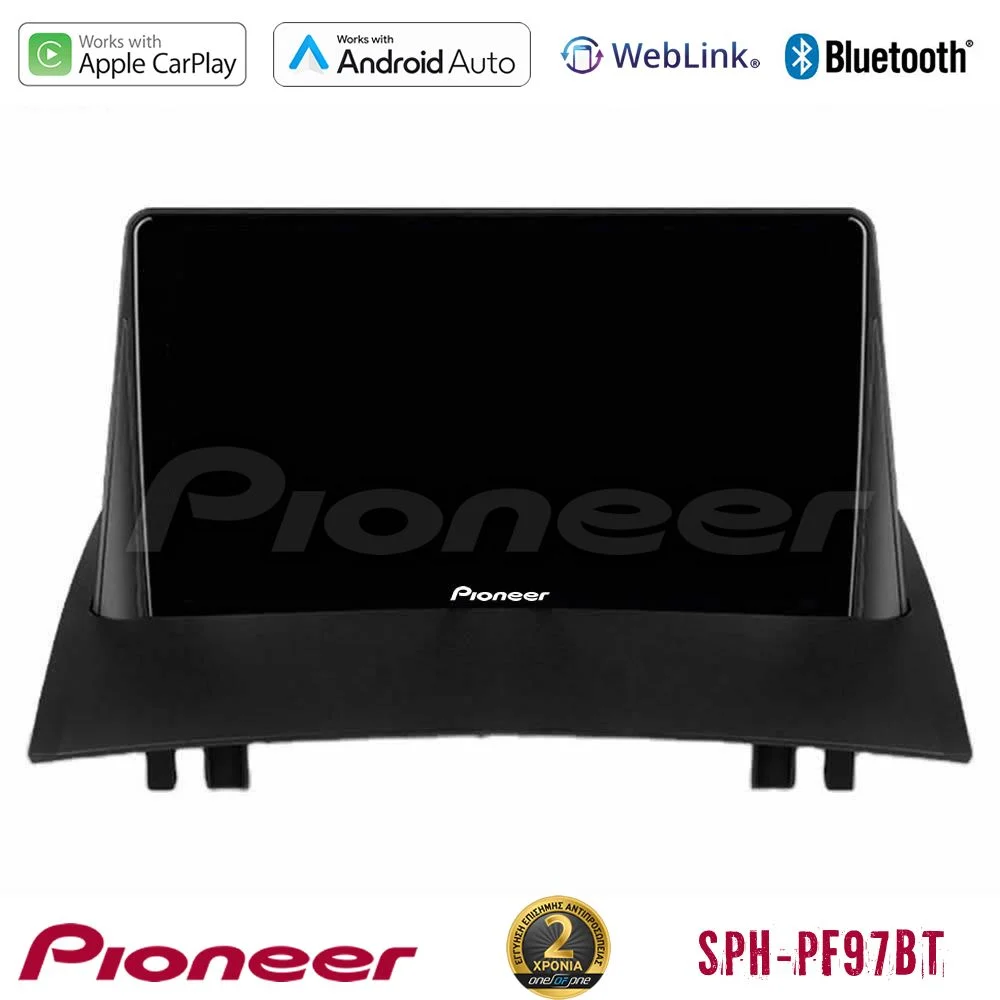 Φωτογραφία προϊόντος: Pioneer SPH-PF97BT Series Renault Megane 2 2002-2008 Multimedia Station 9 (Tablet Style) Με Carplay & Android Auto