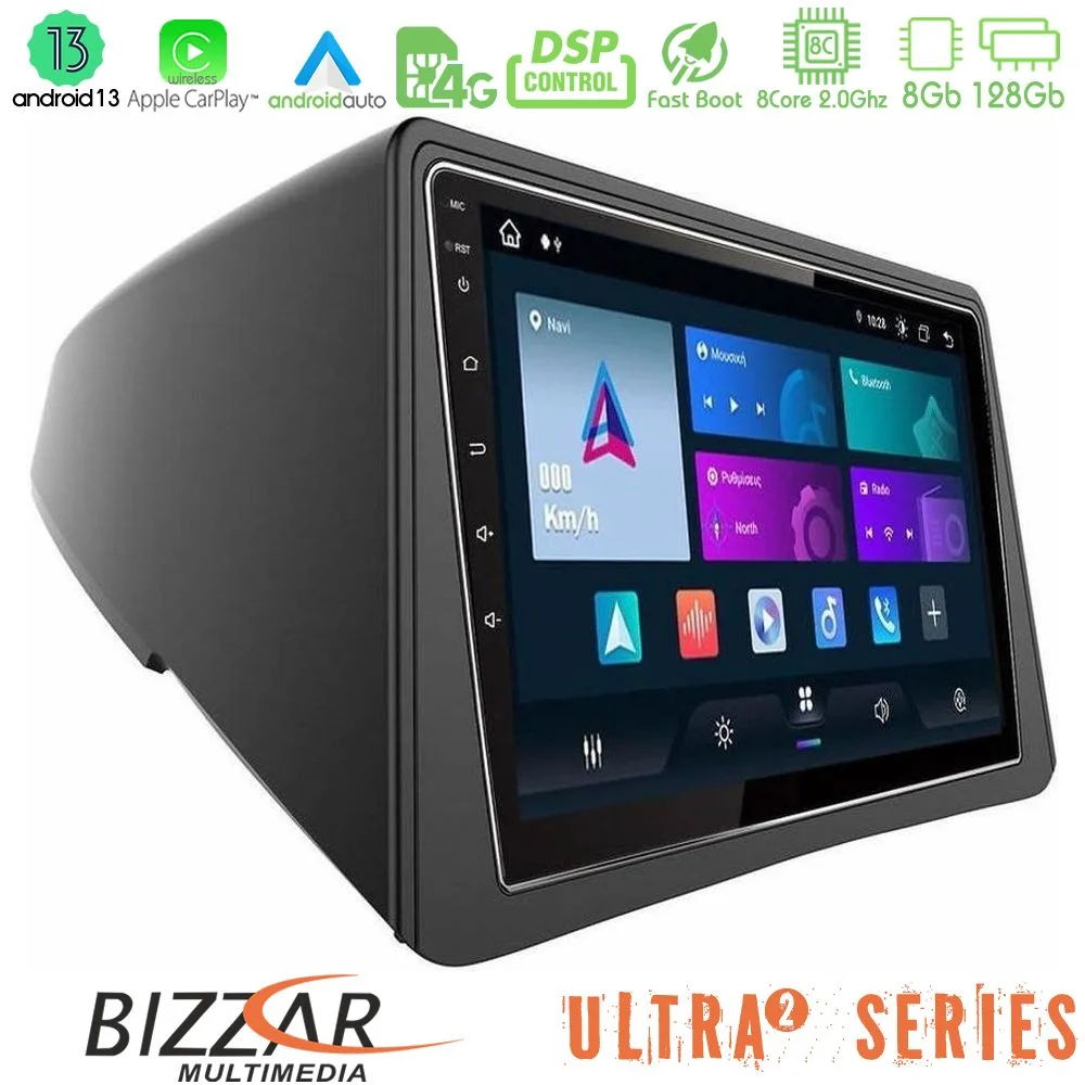 Φωτογραφία προϊόντος: Bizzar Ultra Series Opel Mokka 8core Android13 8+128GB Navigation Multimedia Tablet 9