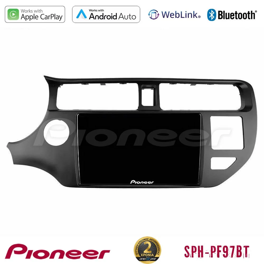 Φωτογραφία προϊόντος: Pioneer SPH-PF97BT Series Kia Rio 2011-2015 Multimedia Station 9 (Tablet Style) Με Carplay & Android Auto