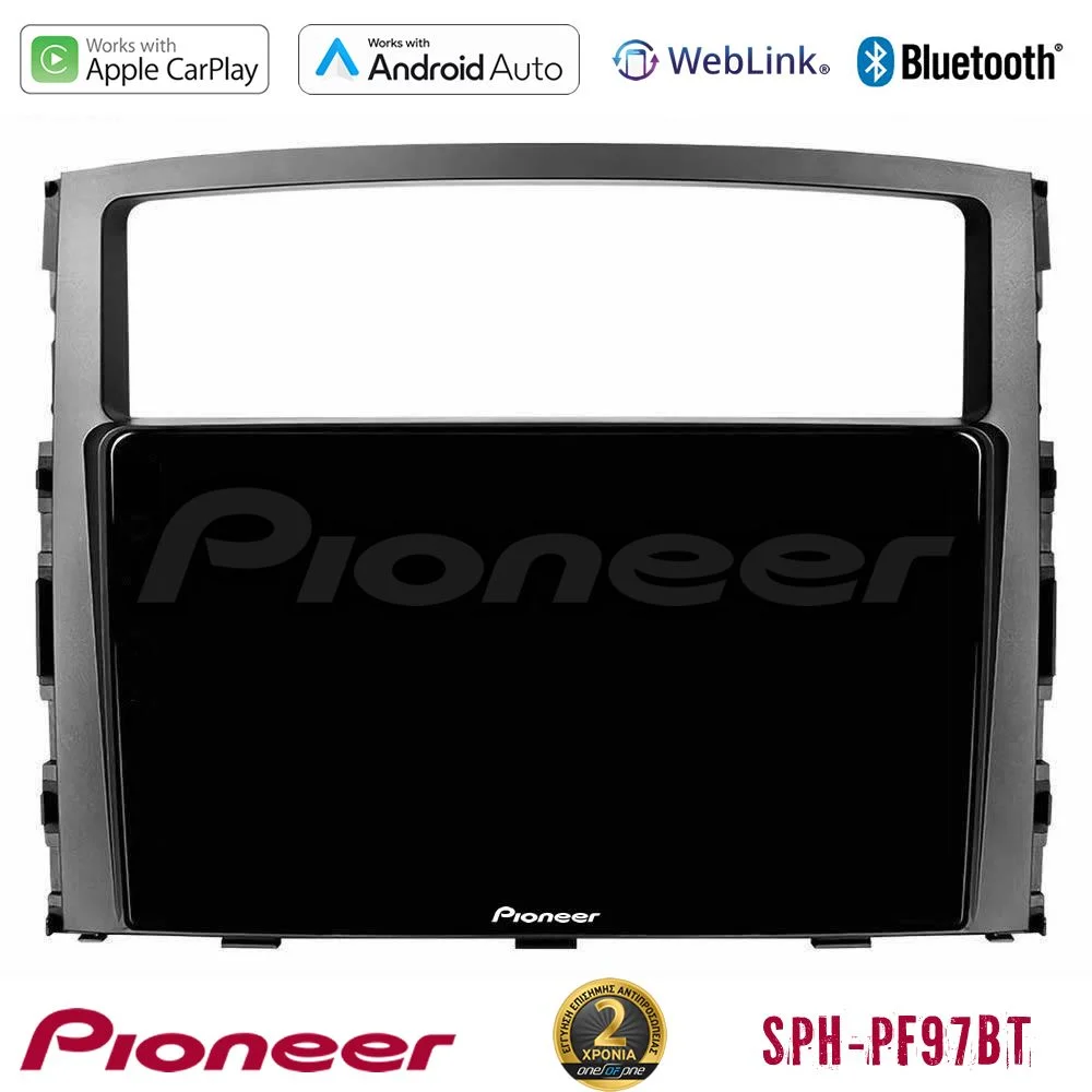 Φωτογραφία προϊόντος: Pioneer SPH-PF97BT Series Mitsubishi Pajero 2008-2009 Multimedia Station 9 (Tablet Style) Με Carplay & Android Auto