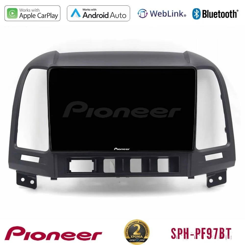 Φωτογραφία προϊόντος: Pioneer SPH-PF97BT Series Hyundai Santa Fe 2006-2013 Multimedia Station 10 (Tablet Style) Με Carplay & Android Auto