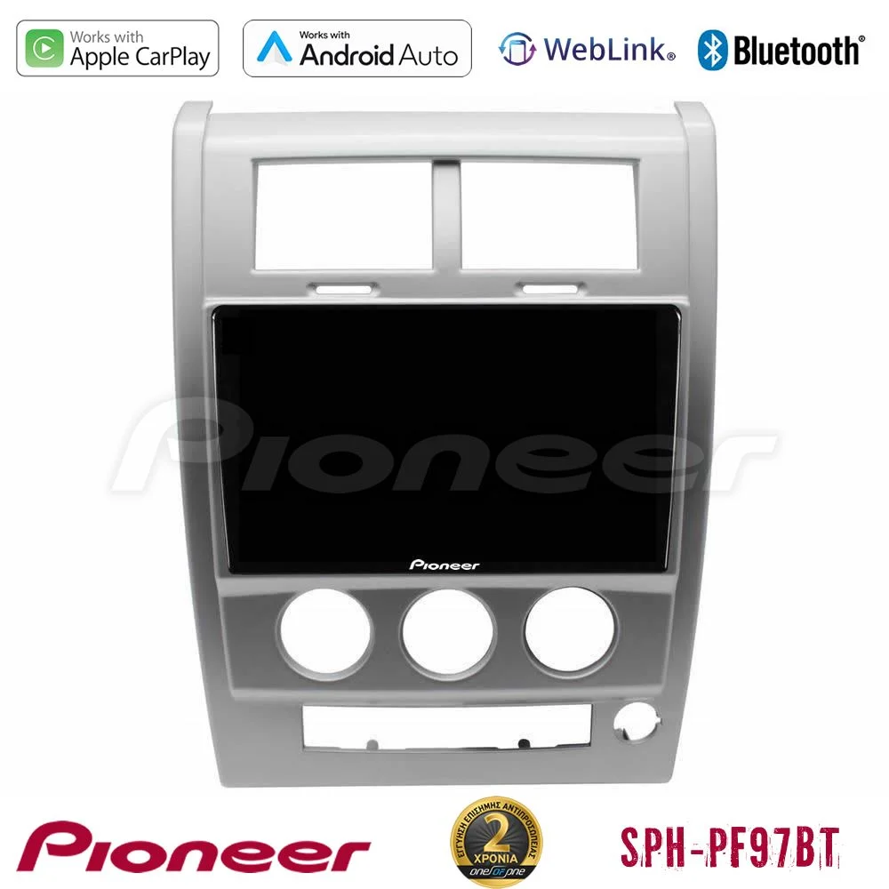Φωτογραφία προϊόντος: Pioneer SPH-PF97BT Series Jeep Cherokee (KK) 2008-2012 Multimedia Station 9 (Tablet Style) Με Carplay & Android Auto