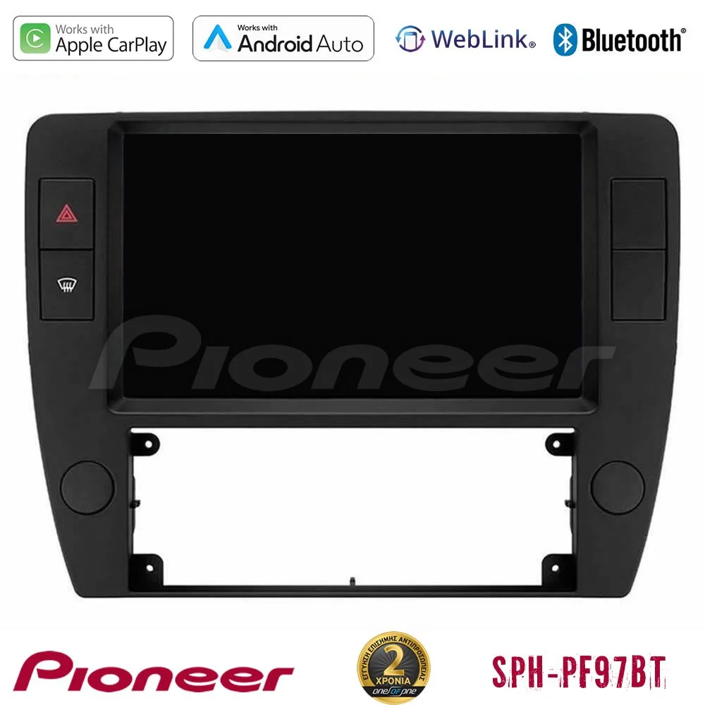 Φωτογραφία προϊόντος: Pioneer SPH-PF97BT Series VW Passat B5 2001-2005 Multimedia Station 9 (Tablet Style) Με Carplay & Android Auto