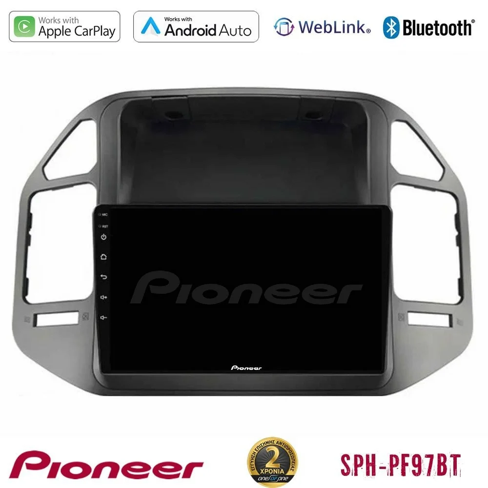 Φωτογραφία προϊόντος: Pioneer SPH-PF97BT Series Mitsubishi Pajero 2002-2006 Multimedia Station 9 (Tablet Style) Με Carplay & Android Auto