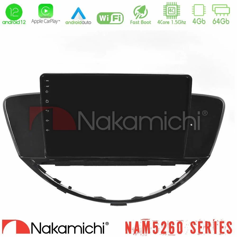 Φωτογραφία προϊόντος: Nakamichi NAM5260 Series 4Core Android12 4+64GB Subaru Tribeca 2007-2014 Navigation Multimedia Tablet 9 Με Carplay & Android Auto