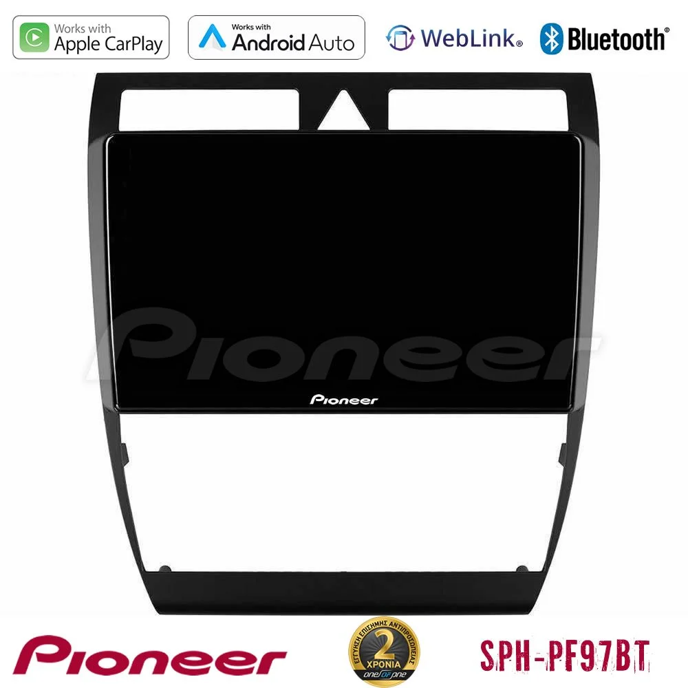 Φωτογραφία προϊόντος: Pioneer SPH-PF97BT Series Audi A6 (C5) 1997-2004 Multimedia Station 9 (Tablet Style) Με Carplay & Android Auto