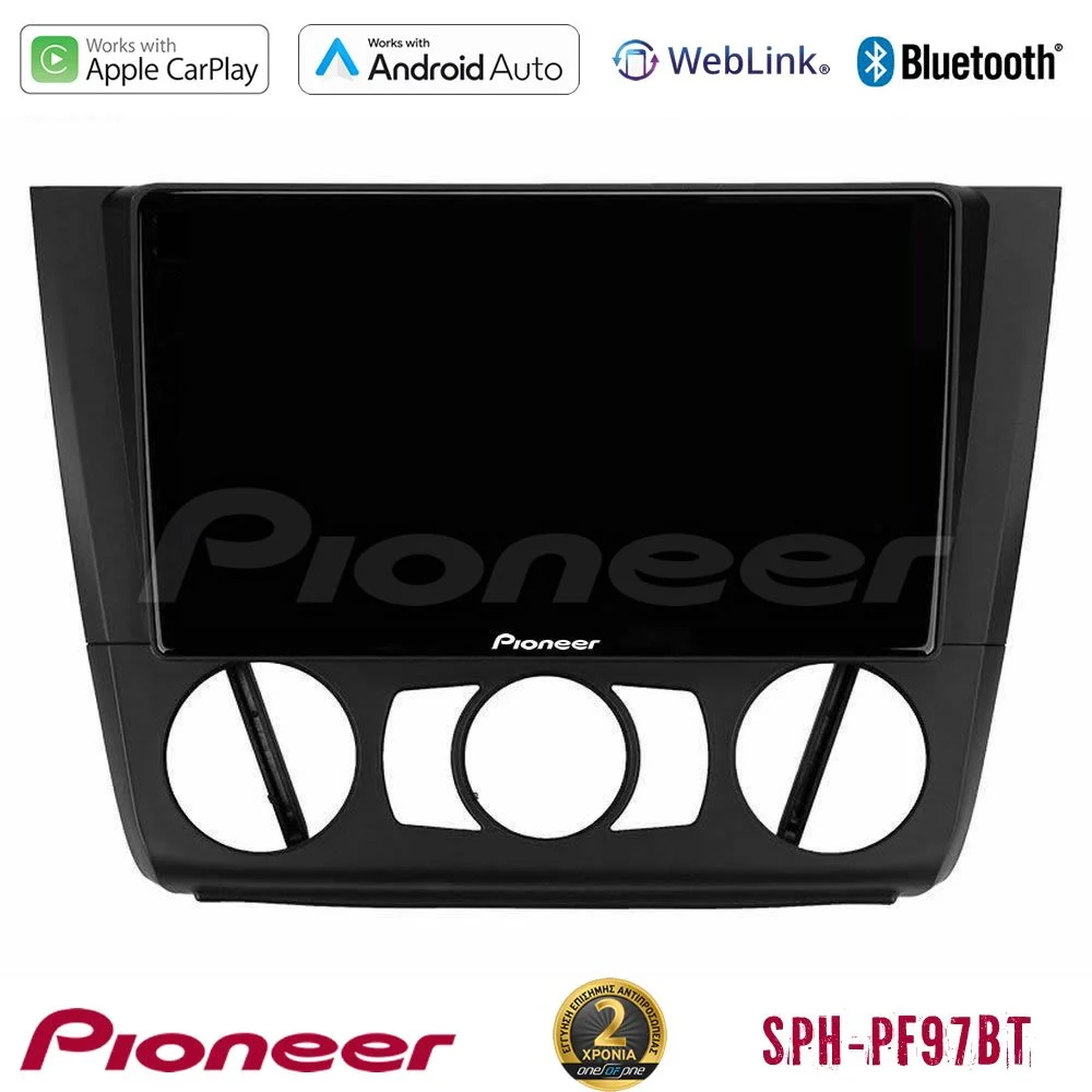 Φωτογραφία προϊόντος: Pioneer SPH-PF97BT Series BMW 1Series E81/E82/E87/E88 (MANUAL A/C) Multimedia Station 9 (Tablet Style) Με Carplay & Android Auto