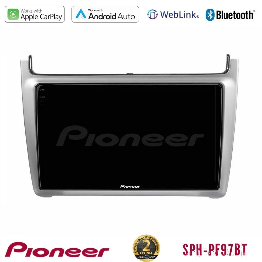 Φωτογραφία προϊόντος: Pioneer SPH-PF97BT Series Vw Polo 2014-2017 Multimedia Station 9 (Tablet Style) Με Carplay & Android Auto (Silver)