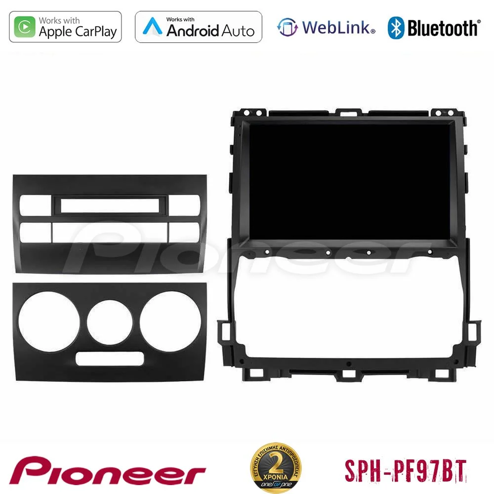 Φωτογραφία προϊόντος: Pioneer SPH-PF97BT Series Toyota Land Cruiser J120 2002-2009 Multimedia Station 9 (Tablet Style) Με Carplay & Android Auto