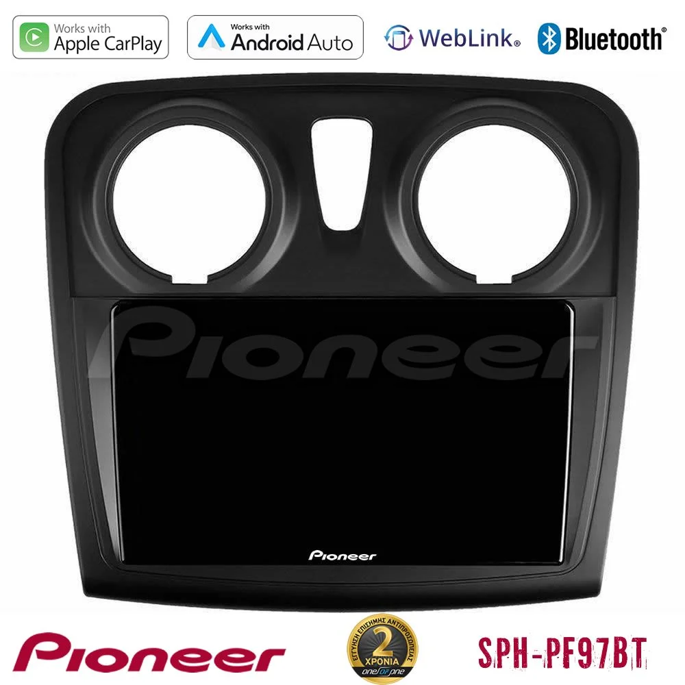 Φωτογραφία προϊόντος: Pioneer SPH-PF97BT Series Dacia Dokker 2014-2021 Multimedia Station 9 (Tablet Style) Με Carplay & Android Auto