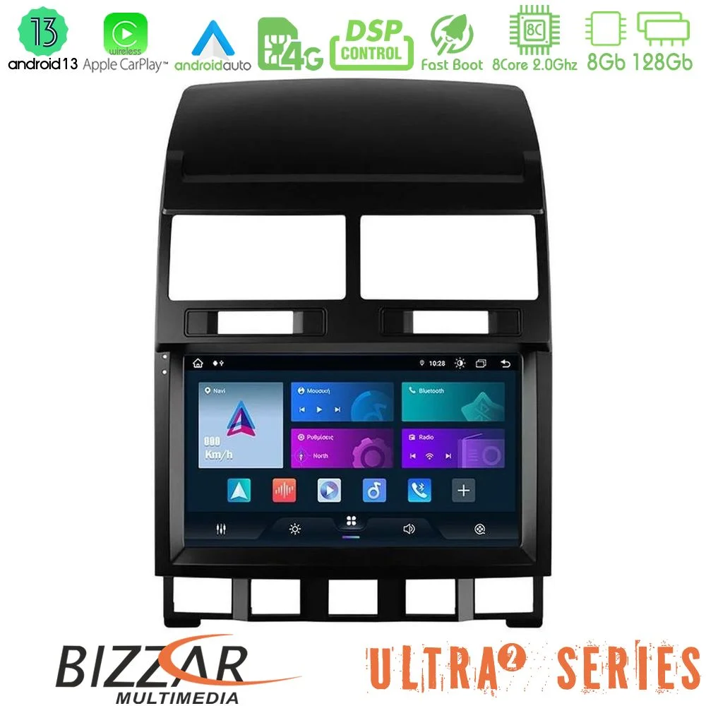 Φωτογραφία προϊόντος: Bizzar Ultra Series VW Touareg 2002 – 2010 8core Android13 8+128GB Navigation Multimedia Tablet 9