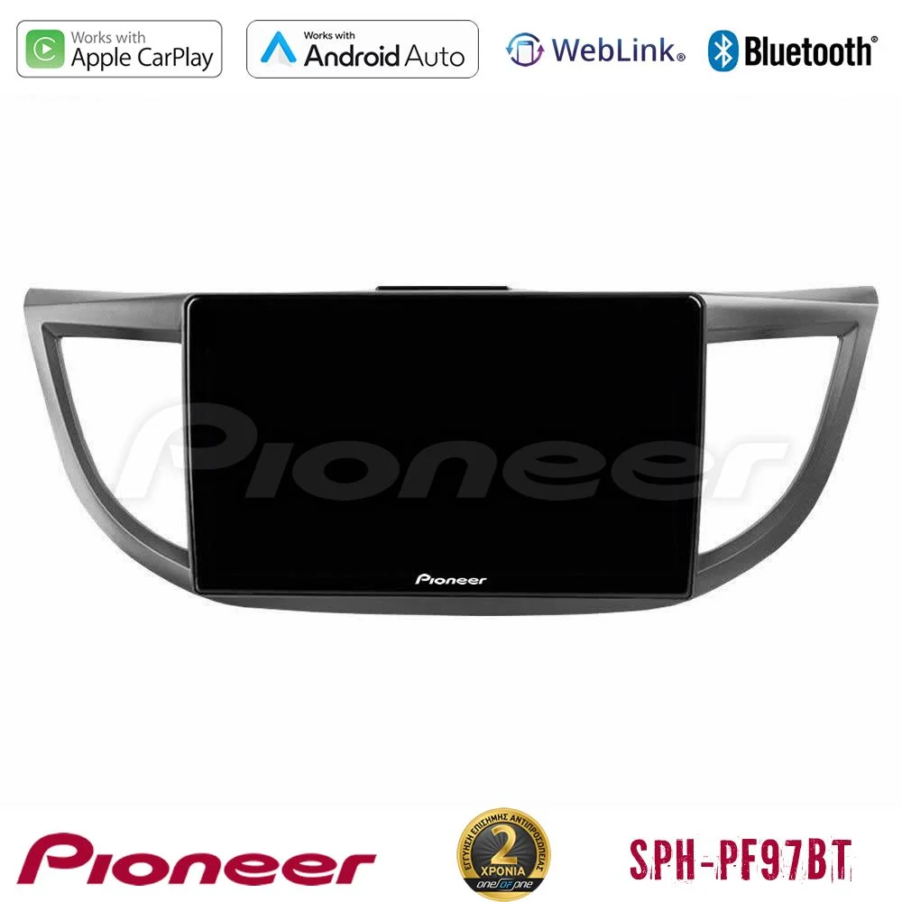 Φωτογραφία προϊόντος: Pioneer SPH-PF97BT Series Honda CRV 2012-2017 Multimedia Station 9 (Tablet Style) Με Carplay & Android Auto