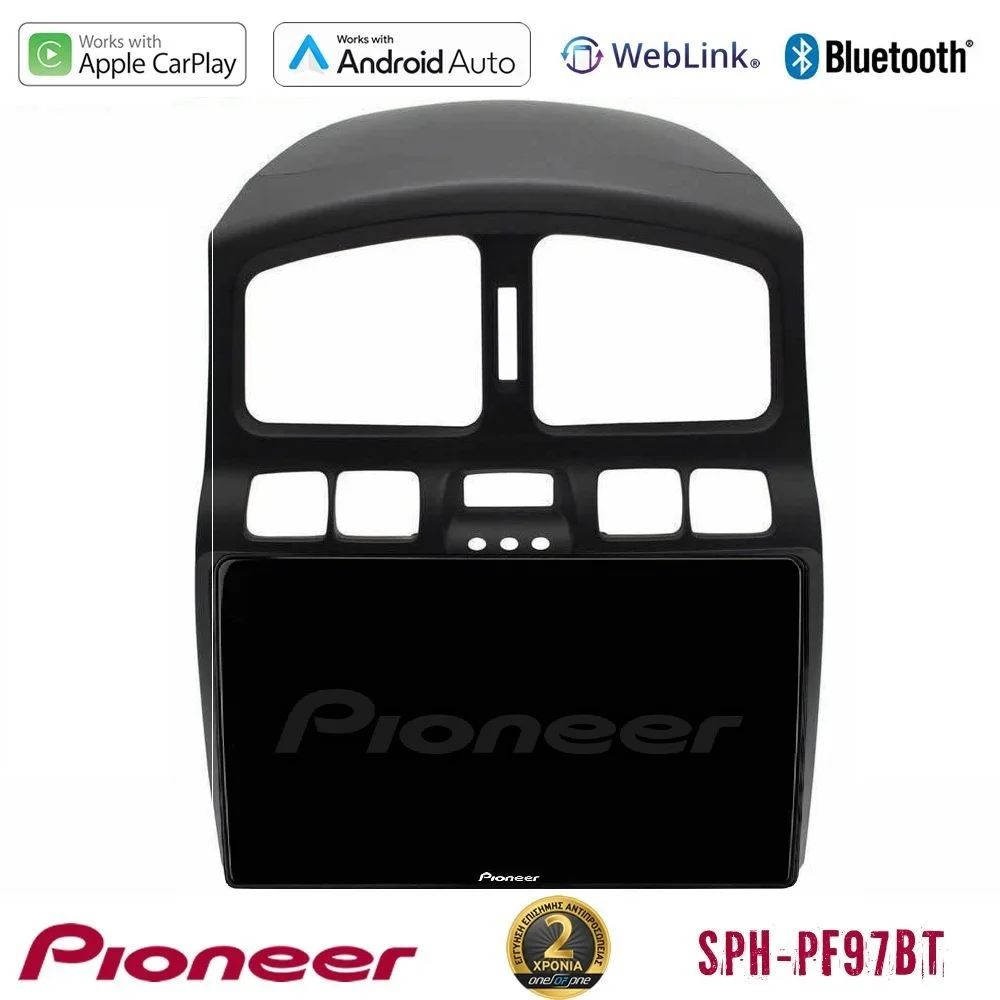 Φωτογραφία προϊόντος: Pioneer SPH-PF97BT Series Hyundai Santa Fe 2000-2006 Multimedia Station 9 (Tablet Style) Με Carplay & Android Auto