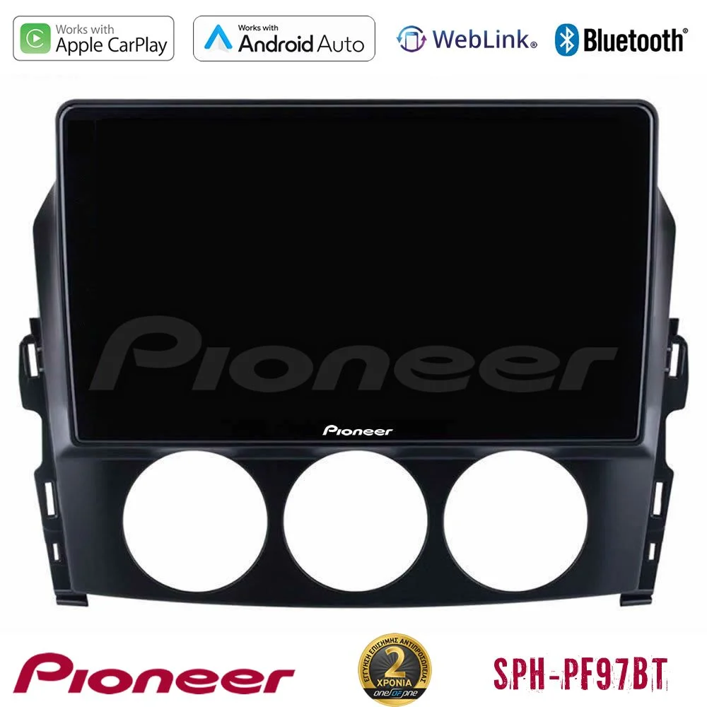 Φωτογραφία προϊόντος: Pioneer SPH-PF97BT Series Mazda MX-5 2006-2008 Multimedia Station 9 (Tablet Style) Με Carplay & Android Auto