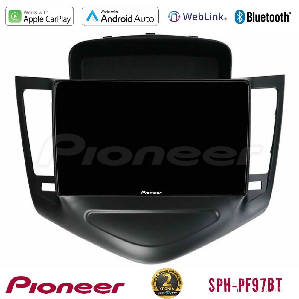 Φωτογραφία προϊόντος: Pioneer SPH-PF97BT Series Chevrolet Cruze 2009-2012 Multimedia Station 9 (Tablet Style) Με Carplay & Android Auto (Μαύρο)