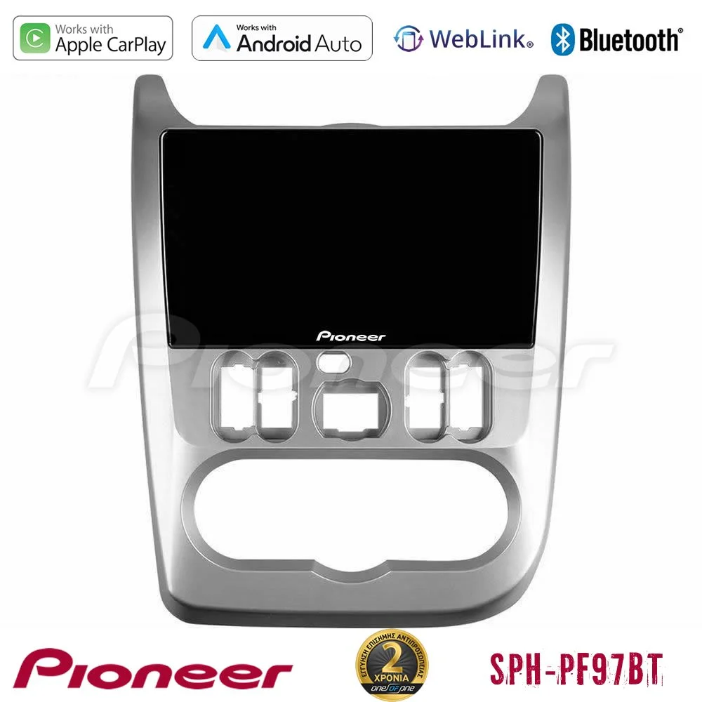 Φωτογραφία προϊόντος: Pioneer SPH-PF97BT Series Dacia Duster/Sandero/Logan Multimedia Station 9 (Tablet Style) Με Carplay & Android Auto