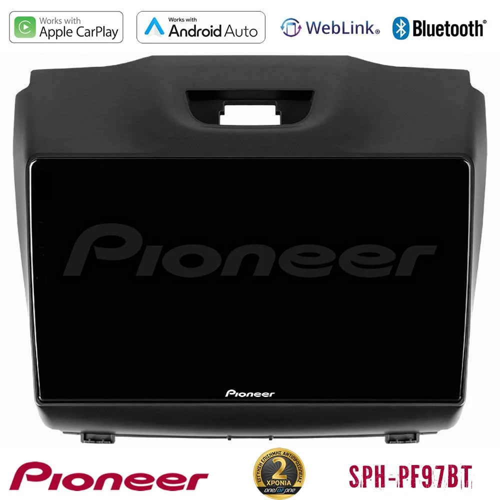 Φωτογραφία προϊόντος: Pioneer SPH-PF97BT Series Isuzu D-MAX 2012-2019 Multimedia Station 9 (Tablet Style) Με Carplay & Android Auto