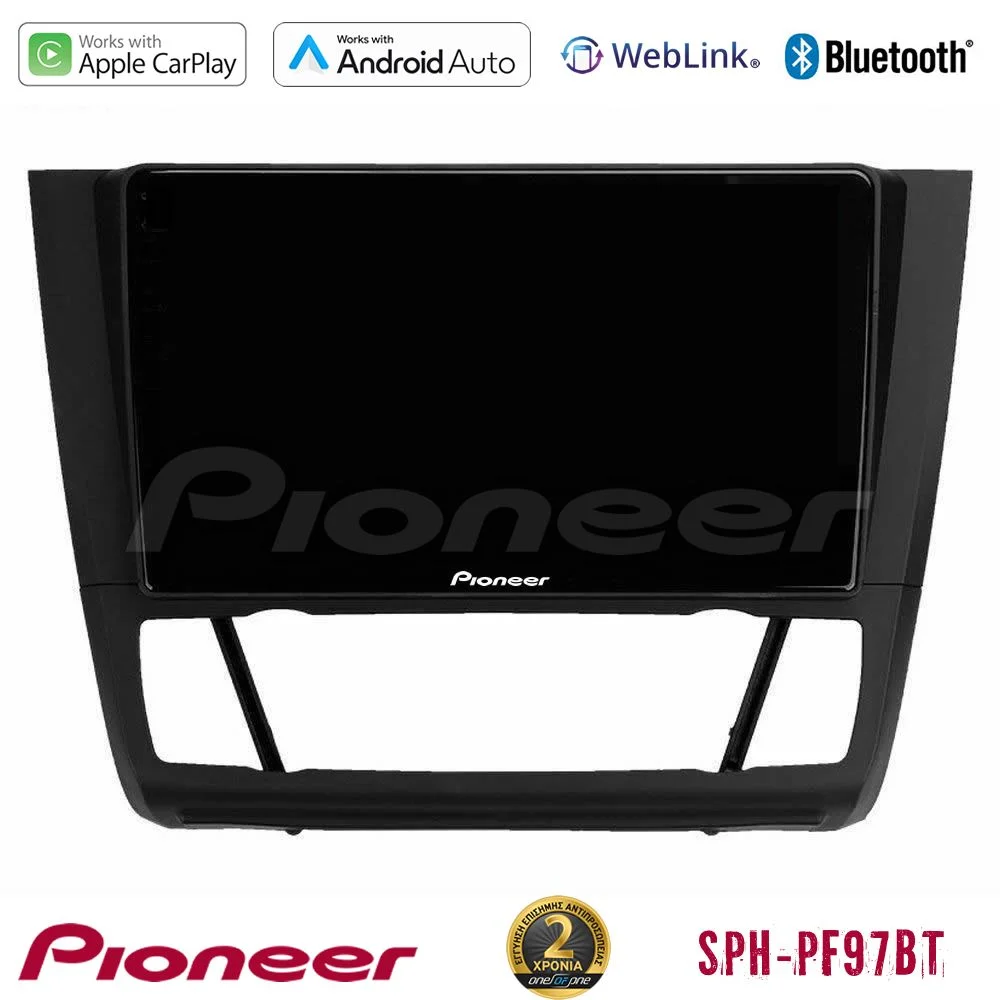 Φωτογραφία προϊόντος: Pioneer SPH-PF97BT Series BMW 1Series E81/E82/E87/E88 (AUTO A/C) Multimedia Station 9 (Tablet Style) Με Carplay & Android Auto