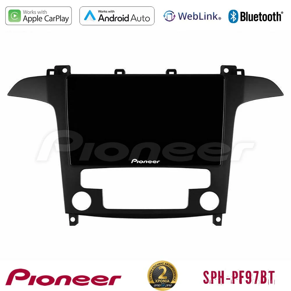 Φωτογραφία προϊόντος: Pioneer SPH-PF97BT Series Ford S-Max 2006-2012 Multimedia Station 9 (Tablet Style) Με Carplay & Android Auto