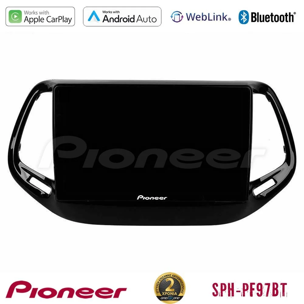 Φωτογραφία προϊόντος: Pioneer SPH-PF97BT Series Jeep Compass 2017> Multimedia Station 9 (Tablet Style) Με Carplay & Android Auto