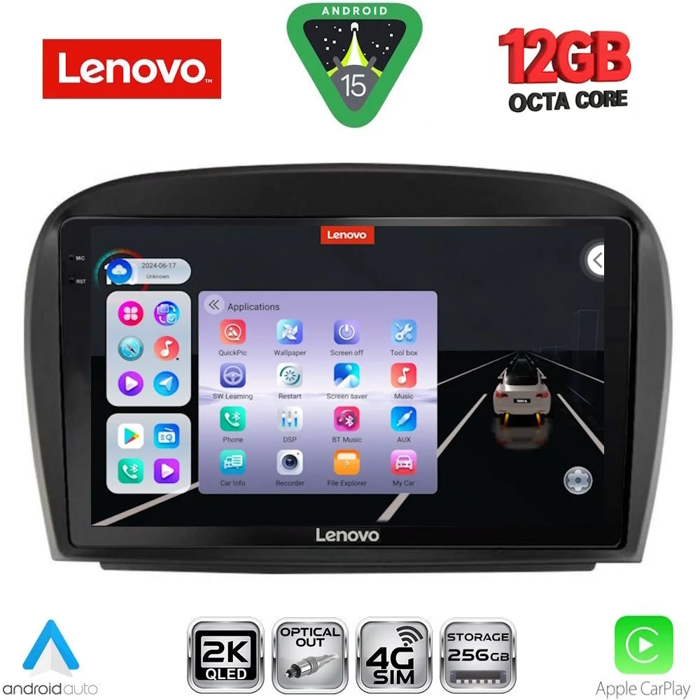 Φωτογραφία προϊόντος: LENOVO SSZ 12427_CPA (9inc) MULTIMEDIA TABLET for MERCEDES SL (R230) FACELIFT mod. 2006-2012