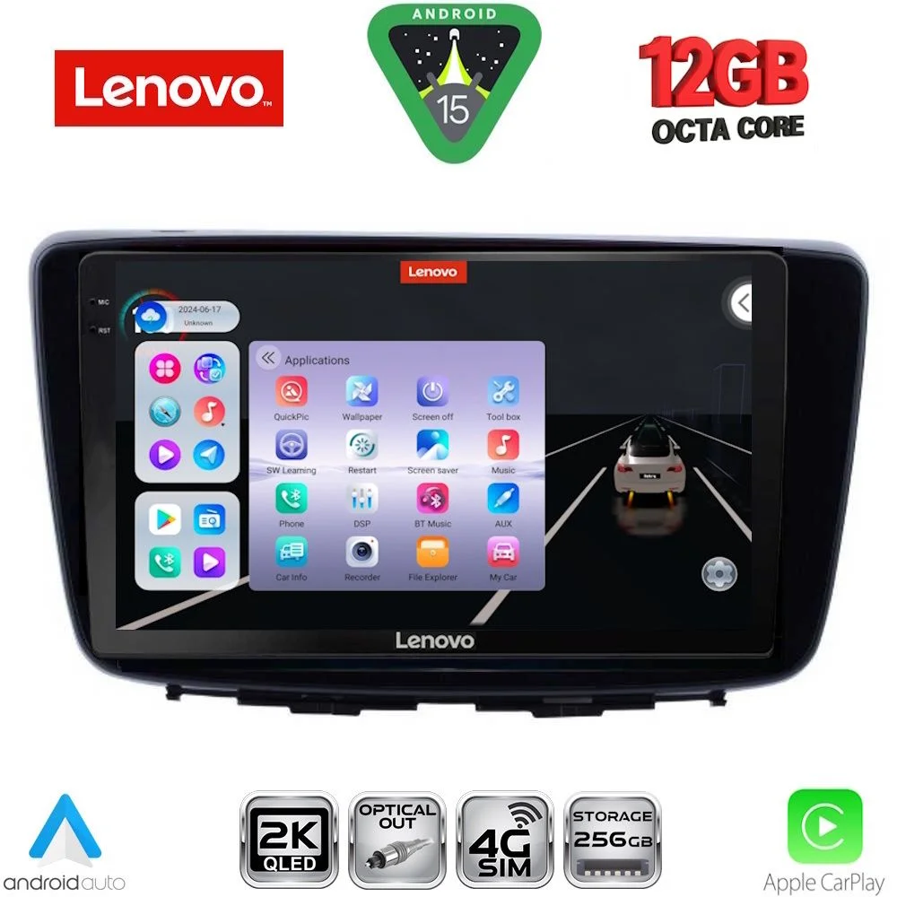 Φωτογραφία προϊόντος: LENOVO SSZ 12672_CPA (9inc) MULTIMEDIA TABLET for SUZUKI BALENO mod. 2016-2022
