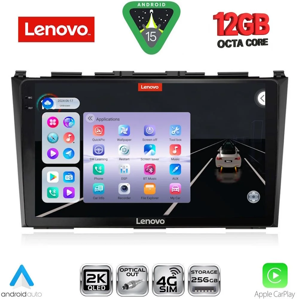 Φωτογραφία προϊόντος: LENOVO SSZ 12197_CPA (9inc) MULTIMEDIA TABLET for HONDA CRV mod. 2006-2012