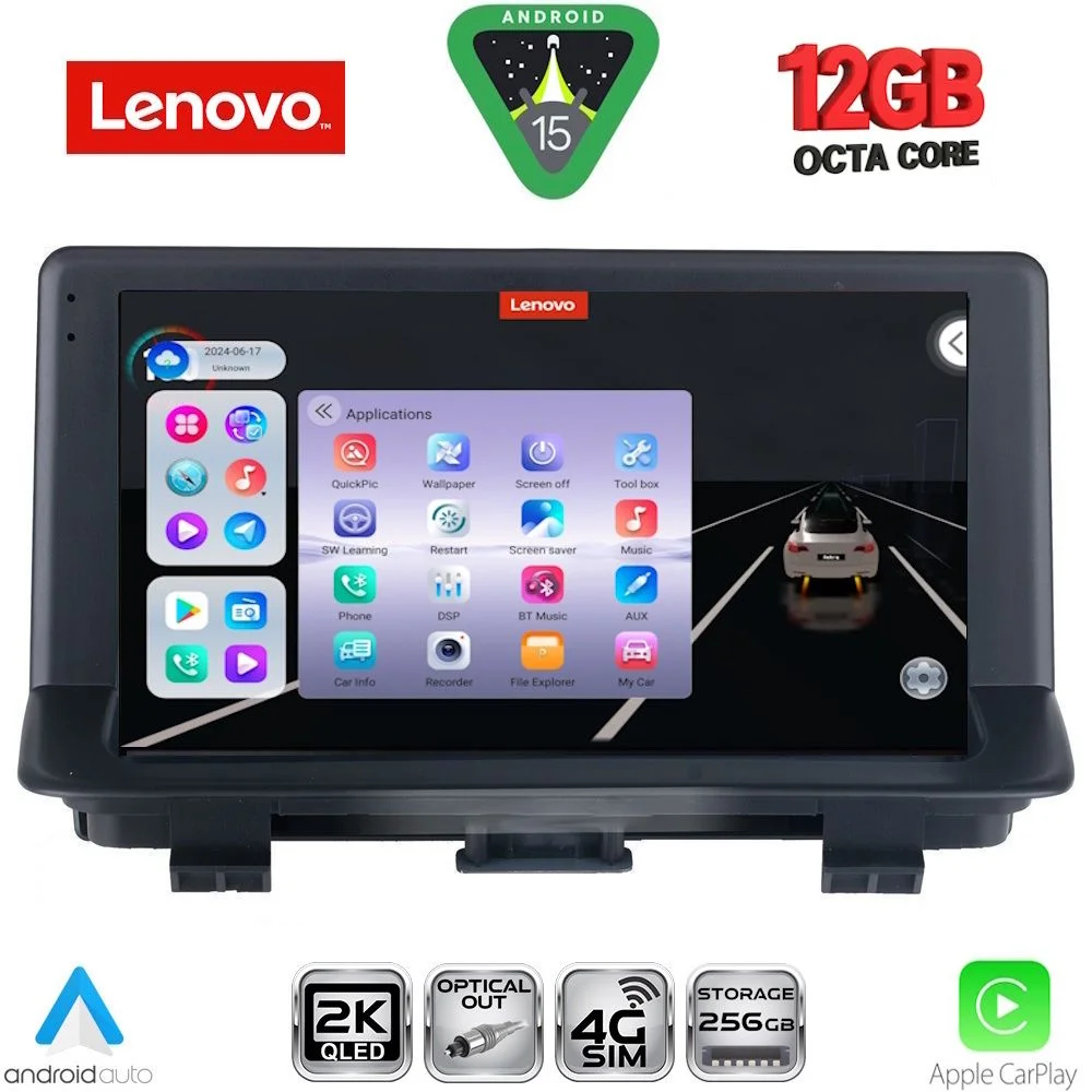 Φωτογραφία προϊόντος: LENOVO SSZ 12012_CPA (9inc) MULTIMEDIA TABLET for AUDI Q3 mod. 2012-2018 (High Version)