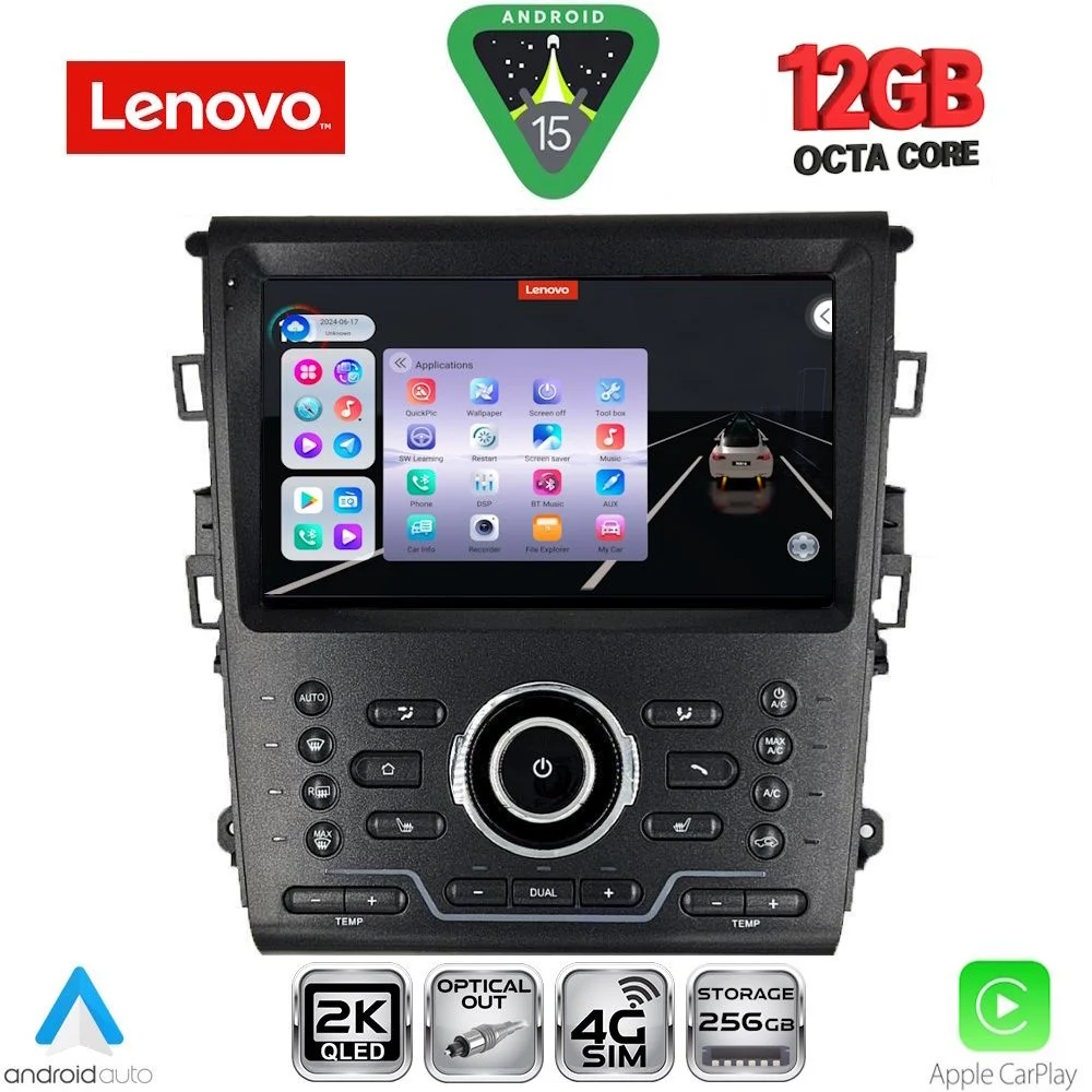 Φωτογραφία προϊόντος: LENOVO SSZ 12164_CPA CLIMA (9inc) MULTIMEDIA TABLET for FORD MONDEO mod. 2014-2023