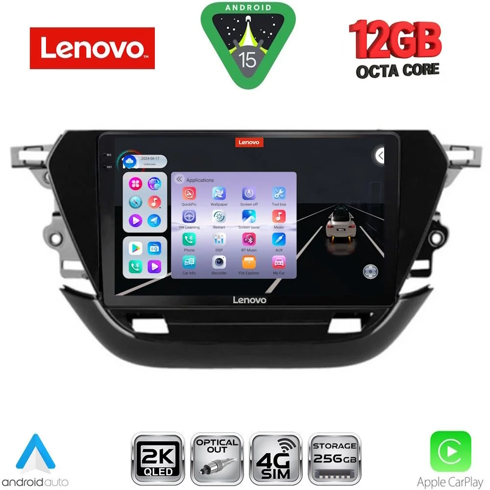 Φωτογραφία προϊόντος: LENOVO SSZ 12487_CPA (9inc) MULTIMEDIA TABLET for OPEL CORSA F mod. 2019-2024