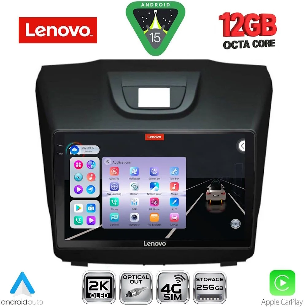 Φωτογραφία προϊόντος: LENOVO SSZ 12255_CPA (9inc) MULTIMEDIA TABLET for ISUZU DMAX mod. 2012-2020