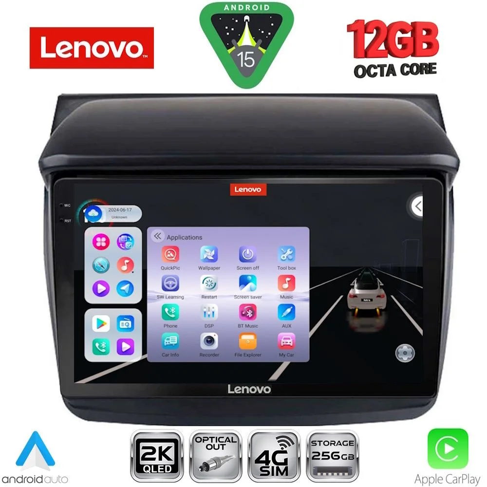 Φωτογραφία προϊόντος: LENOVO SSZ 12436_CPA (9inc) MULTIMEDIA TABLET for MITSUBISHI L200 mod. 2006-2015