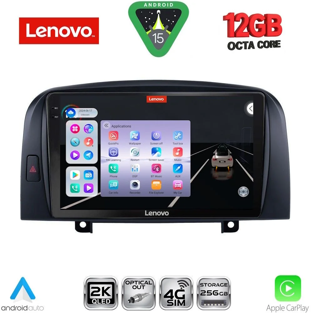 Φωτογραφία προϊόντος: LENOVO SSZ 12248_CPA (9inc) MULTIMEDIA TABLET for HYUNDAI SONATA mod. 2006-2009