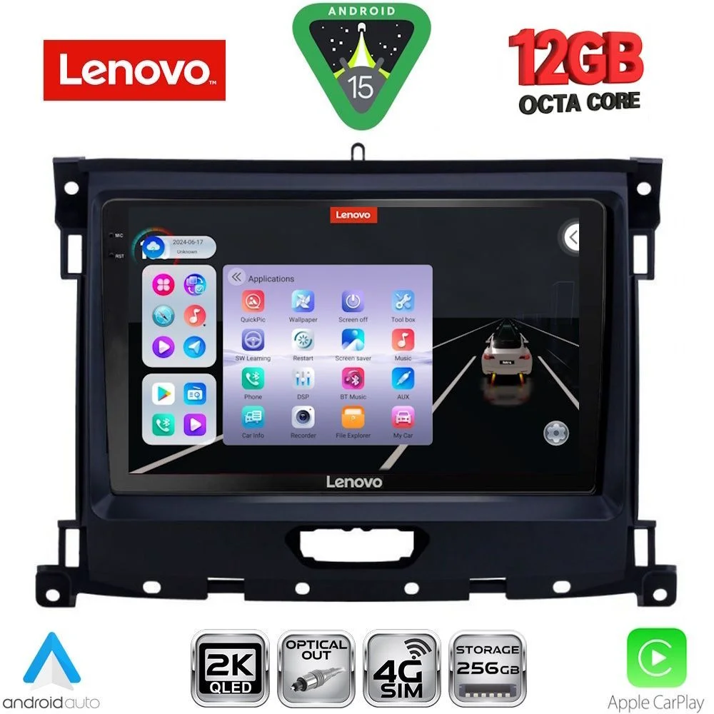Φωτογραφία προϊόντος: LENOVO SSZ 12173_CPA (9inc) MULTIMEDIA TABLET for FORD RANGER mod. 2018-2023