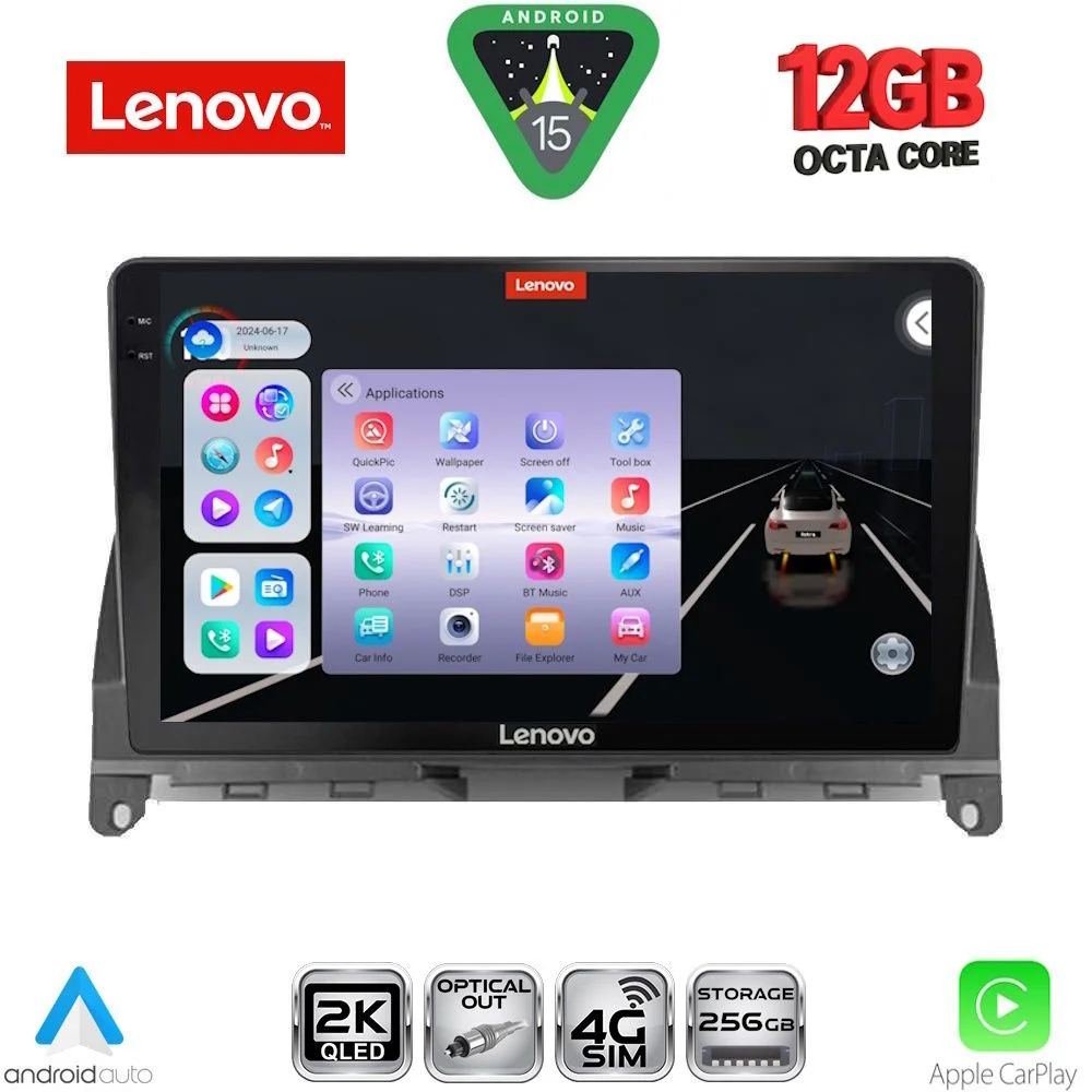 Φωτογραφία προϊόντος: LENOVO SSZ 12405_CPA (9inc) MULTIMEDIA TABLET for MERCEDES C (W204) mod. 2007-2011