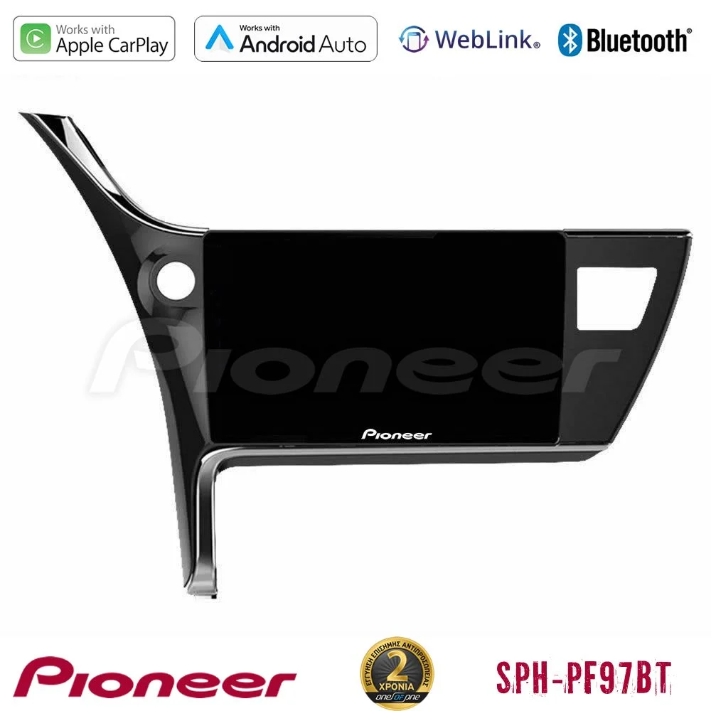 Φωτογραφία προϊόντος: Pioneer SPH-PF97BT Series Toyota Corolla 2017-2018 Multimedia Station 9 (Tablet Style) Με Carplay & Android Auto